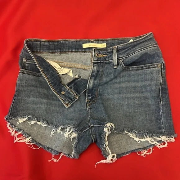 LEVIS 711 Skinny Short Size 27 - Picture 4 of 5